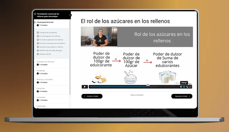 Logra texturas y sabores perfectos equilibrando azúcares y edulcorantes