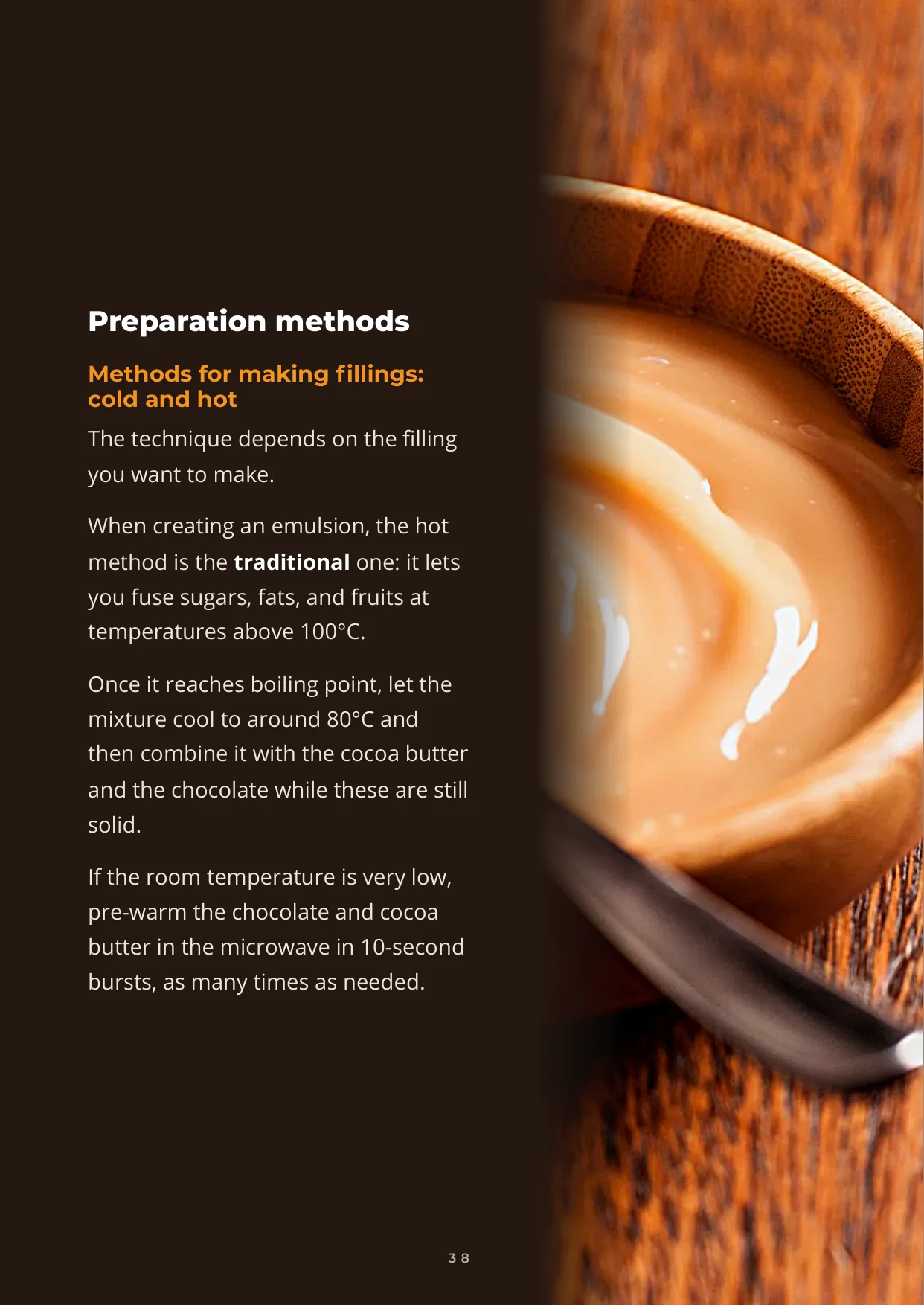Interior page: the cold and hot preparation methods, step by step