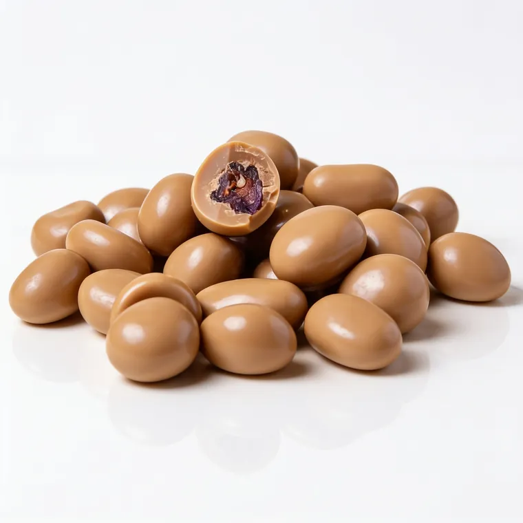 Gragea de Pasas con chocolate caramelizado