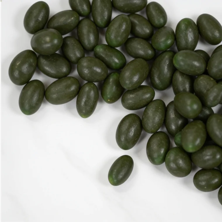 Gragea de Pistacho, gianduja y flor de sal
